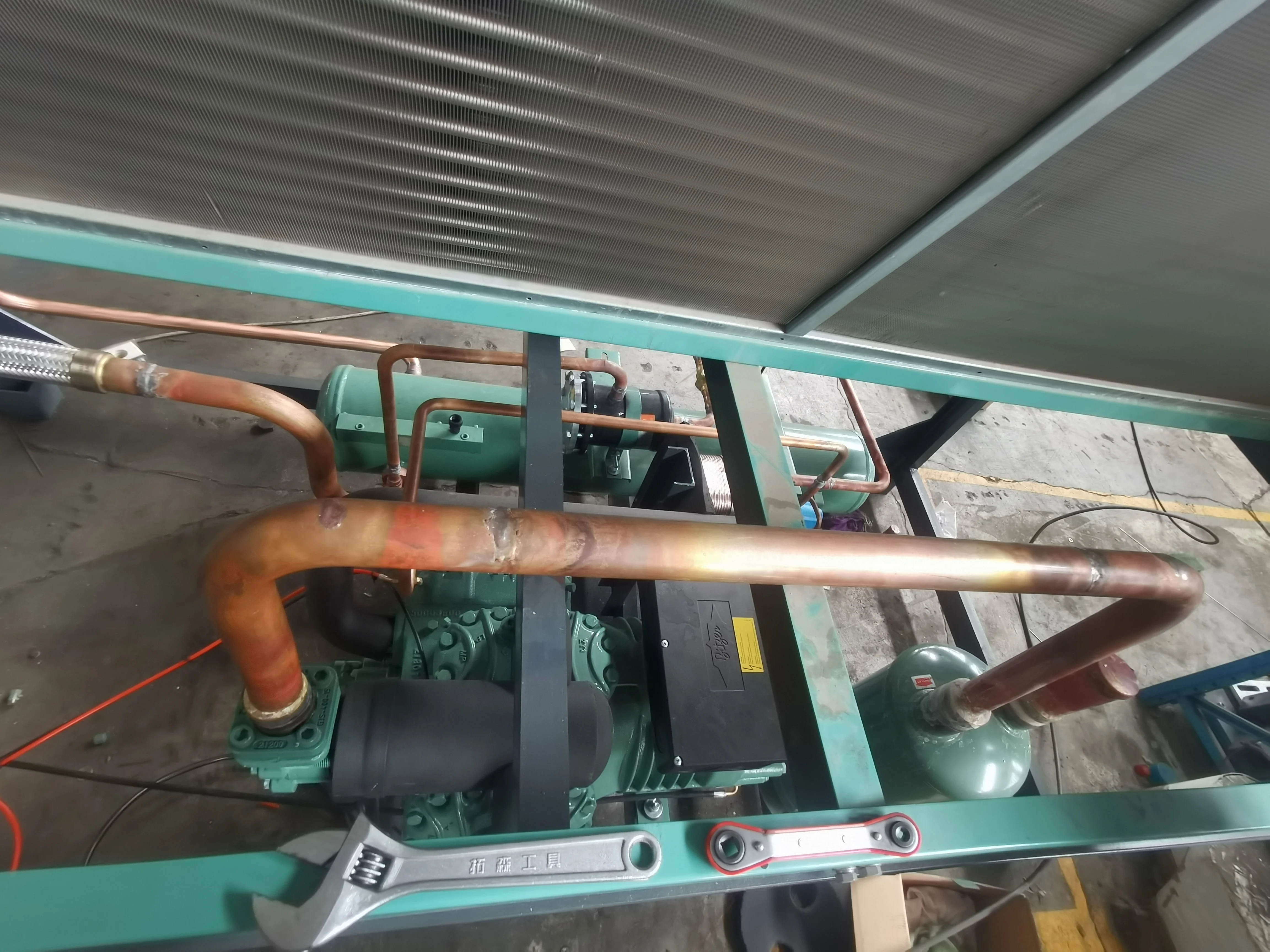 Quality Assurance R134A Emerson Piston Cold Storage Compressor Refriger Piston Compressor Air-cooled Condensing Unit of Copeland