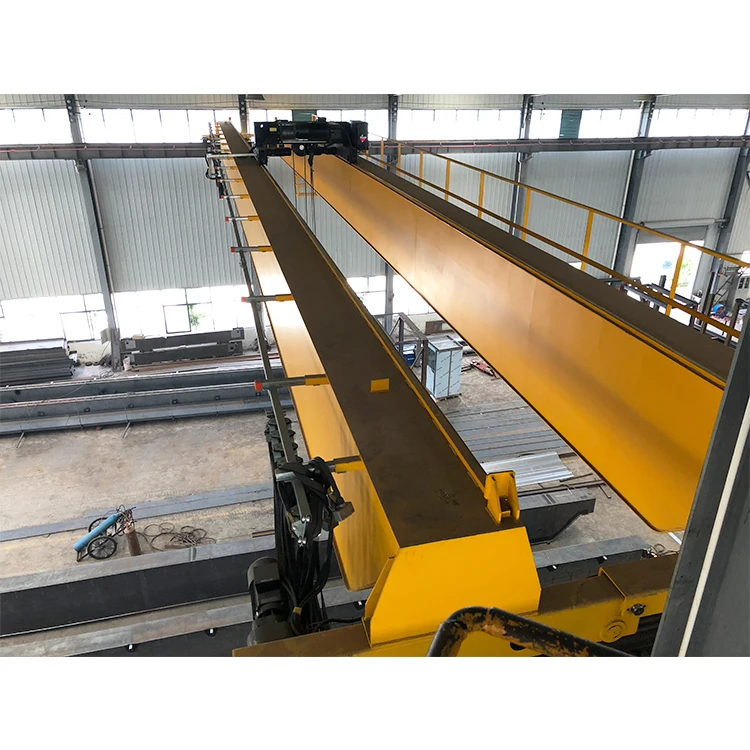 50t 20 Ton Overhead Crane Double Girder Overhead Crane With Electric Hoist