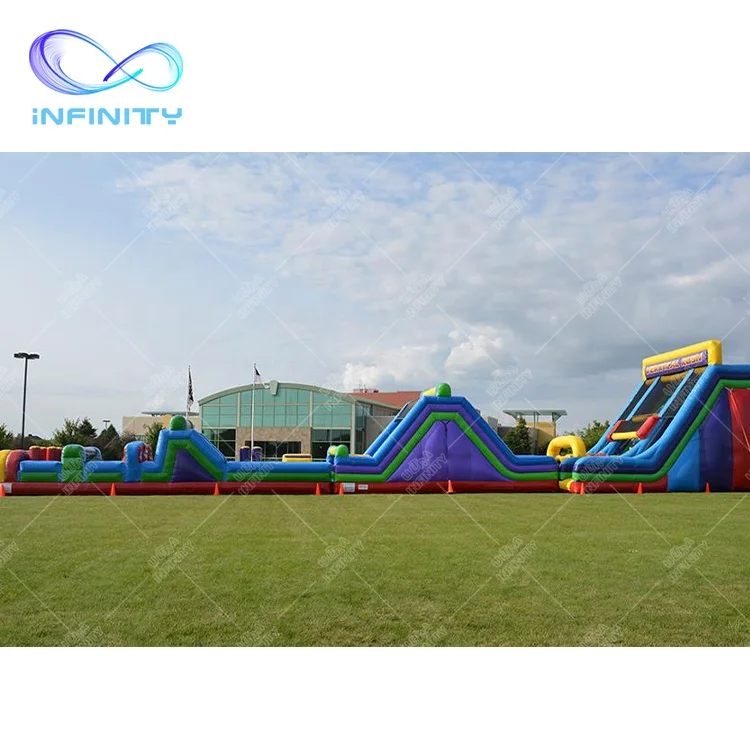 China Manufacturer Inflatable Rock Climb Obstacle Slide Obstacle Game Warrior Dash Inflatable Obstacle Course For Challenge Race