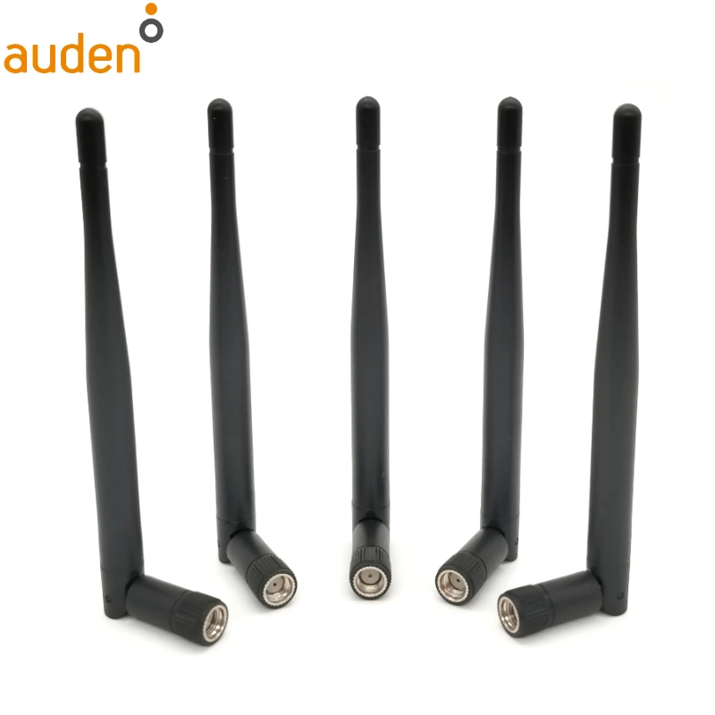 3dBi 2,4 GHz 5,8 GHz с высоким коэффициентом усиления двухдиапазонный 138 мм Резиновый разъем SMA Поворотная внешняя антенна WIFI