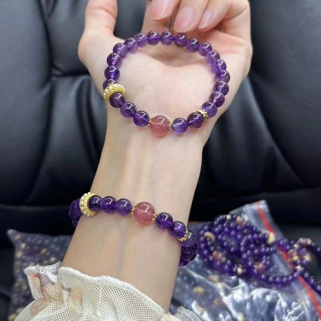 Wholesale Handmade Crystal Energy Genuine Heating Bracelet Premium Natural Beads