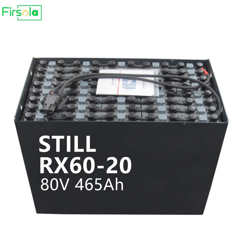 Аккумуляторная RX60-20 80 В 465Ah 3PZS465 электрическая Тяговая батарея для вилочного погрузчика
