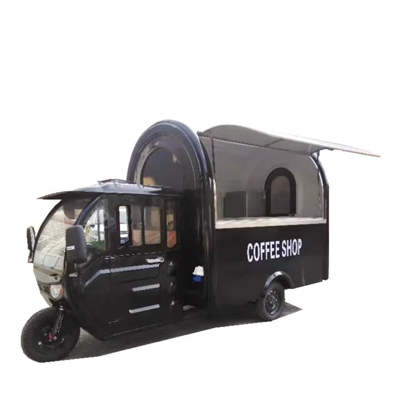 Premium wholesale price Electric motorcycle trailer for dogs mobile pizza truck cheap food truck cart