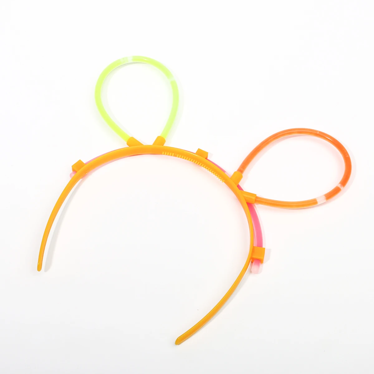 Wholesale party even decoration 200 pack 22 inch bracelet ball long multicolor white neon glow in the dark sticks