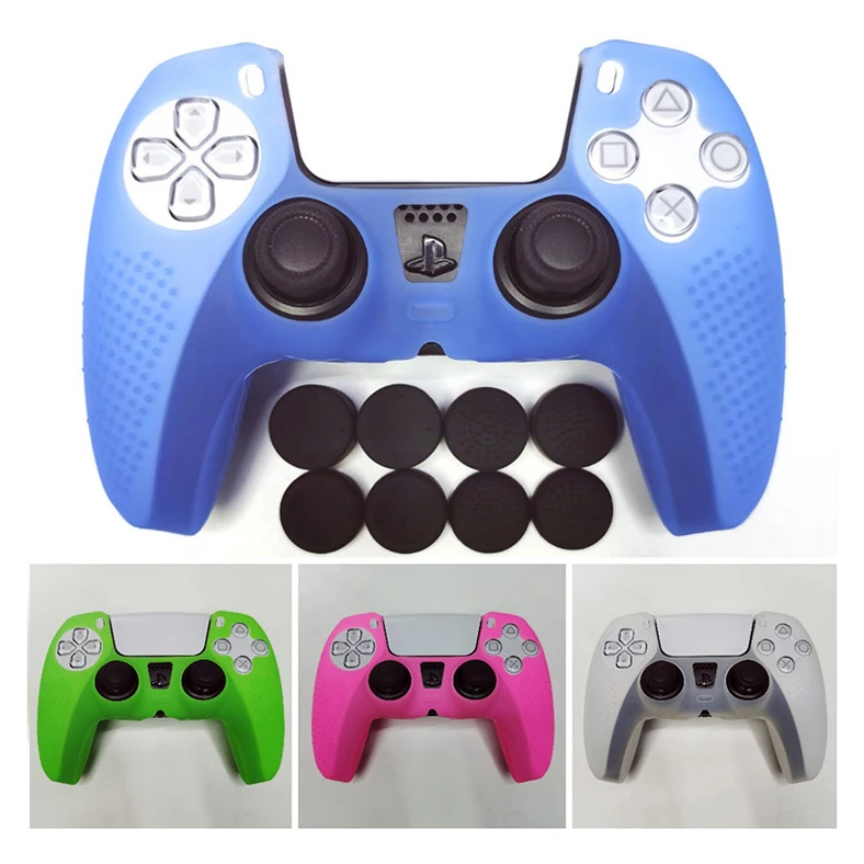 In Stock PS5 Silicone Case Dust Cover Game Controller Accessories For Ps5 Gamepad Silicone Cover PS