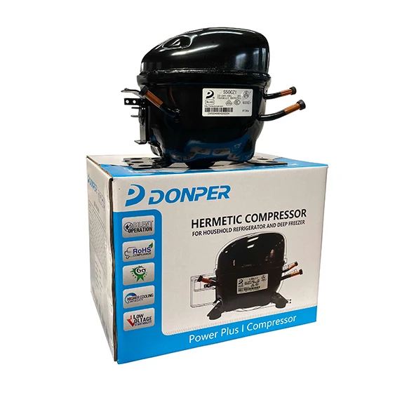 Don-per Original New R134a R600a 1/8HP 1/6HP 1/5HP 1/4HP 1/3HP 1/2hp Refrigerator freezer Compressor Individual Carton Package