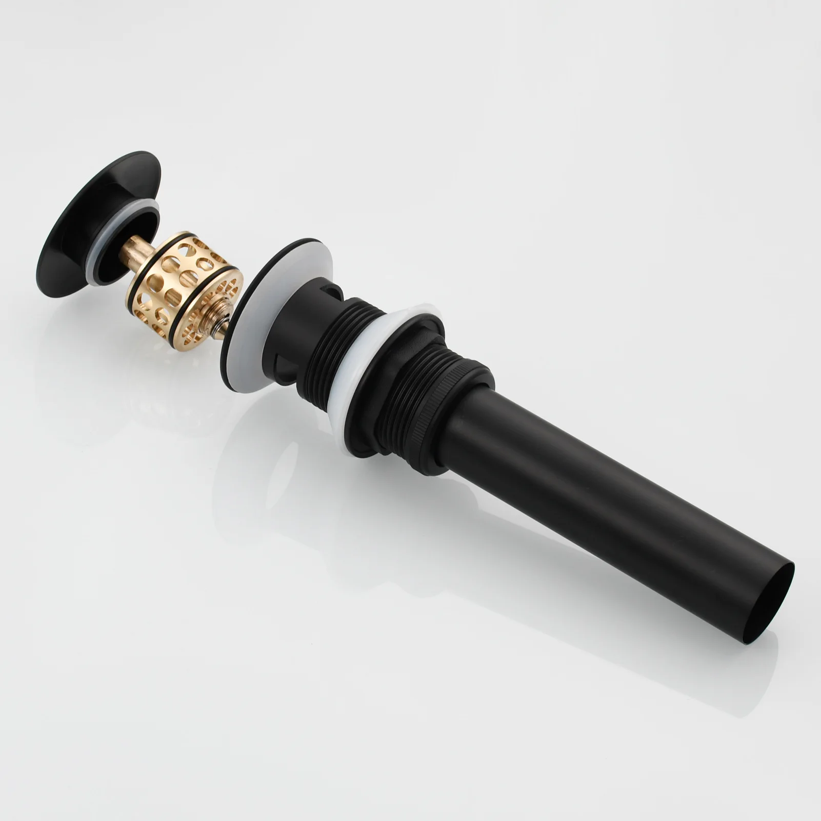 basin drain sink strainer black bathroom accessories toilet fitting pop up drain water drainage