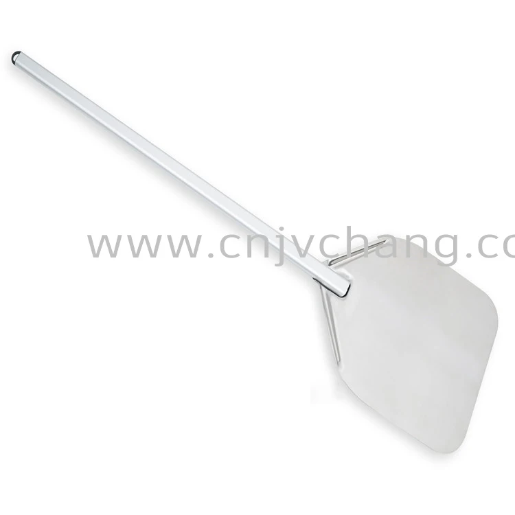 Premium Stainless Steel Perforated Pizza Peel Shovel Square Pizza Paddle Spade With Aluminum Black Or Silver Handle Oven Tools