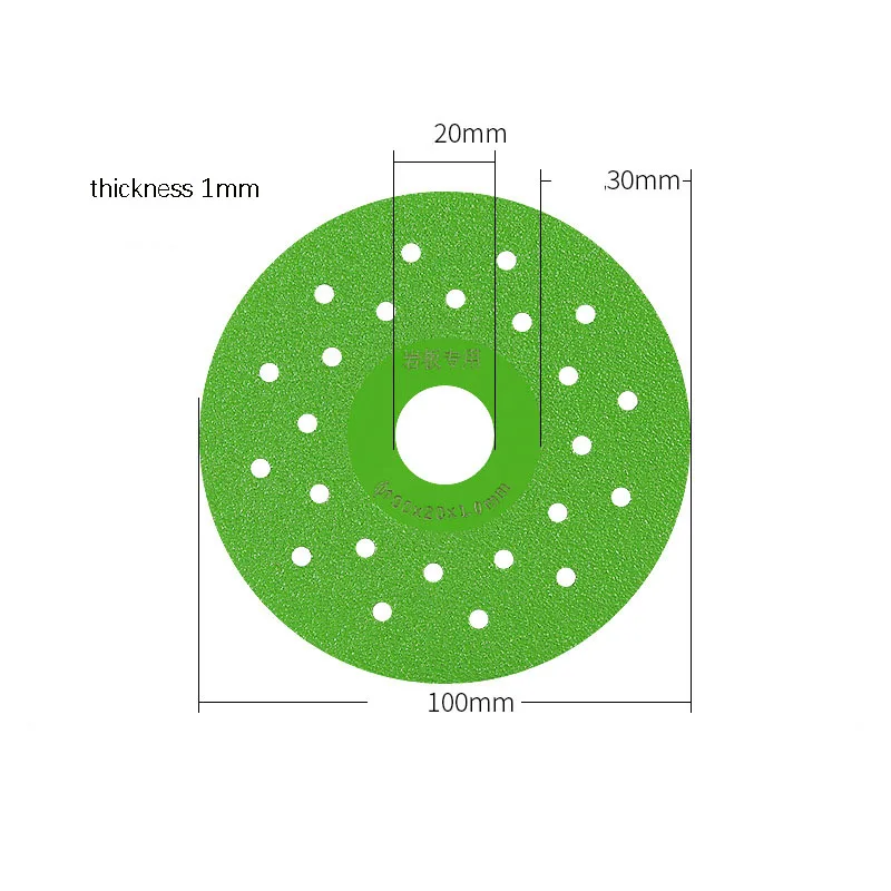 100mm Ultra-Thin Rock Slab Cutting Disc Diamond Marble Saw Blade Glassware Ceramics Grinding for Polishing