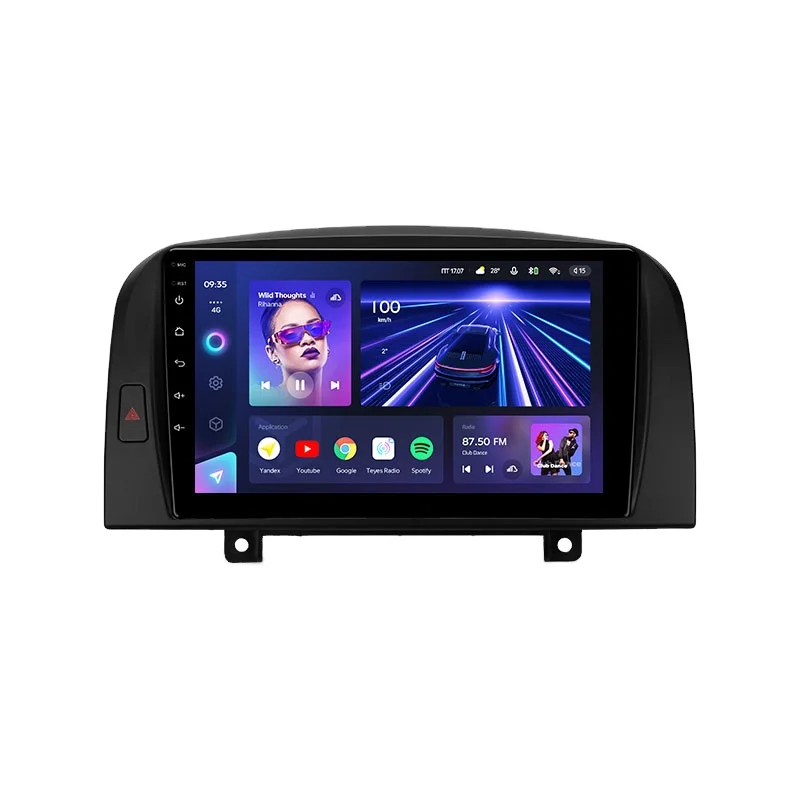 Tyes CC3 2K для Hyundai Sonata NF 2004 - 2008 автомобильное радио мультимедийный видеоплеер Навигация стерео GPS Android 10 Нет 2din 2 din