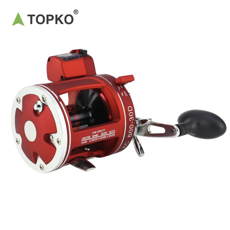  TOPKO Металлический Якорь рыболовный барабан с катушкой для ловли рыбы морской рыбалки лодки рыболовная