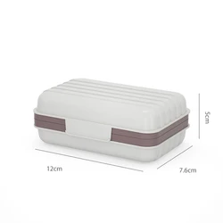 eco friendly kitchen soap self draining bathroom soap box with lid travel drain plastic dish soap holder