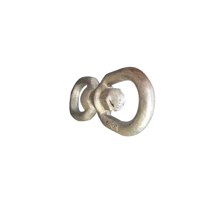 Rigging Hardware Hot Dip Galvanized Forged Regular G402 Eye Swivels For Chain