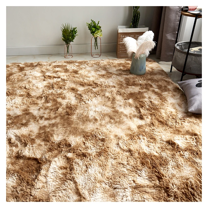 Factory wholesale Super Soft Fluffy Carpet for Living room Shaggy rug Floor mats Bedroom Carpet
