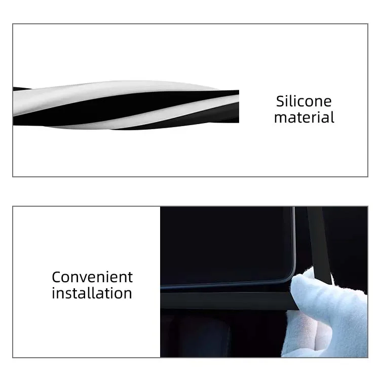 Destroyer 05 Accessories Car Navigation Protector Cover Silicone Frame Central Control GPS Silicone Cover For BYD Chazor