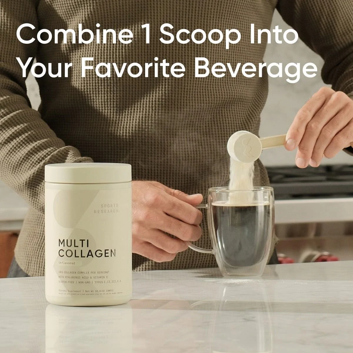 Private Label Collagen Peptides Powder Drinks Types 1 and 3 For Skin Hair and Nails Hydrolyzed Collagen Supplement