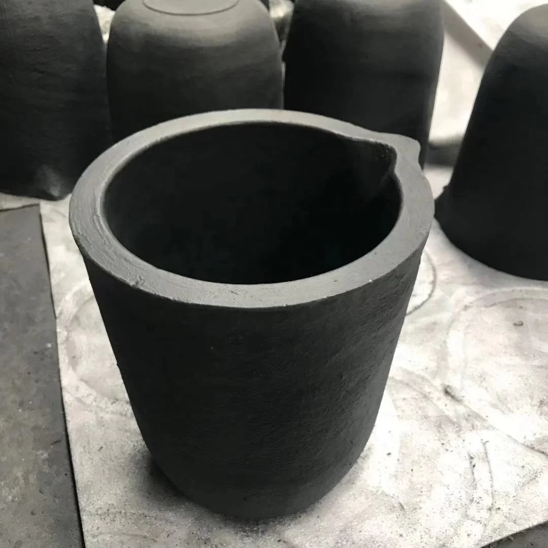Long Life Graphite Spouted Crucible Supplier Aluminium Melting Furnace