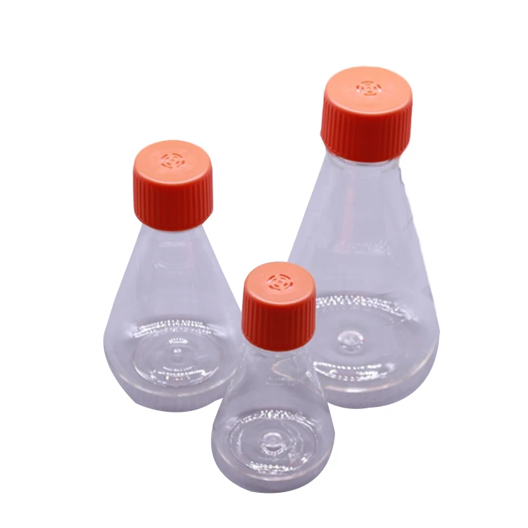 Химическая одноразовая вакуумная колба Erlenmeyer 250 мл для обмена газом без загрязнений