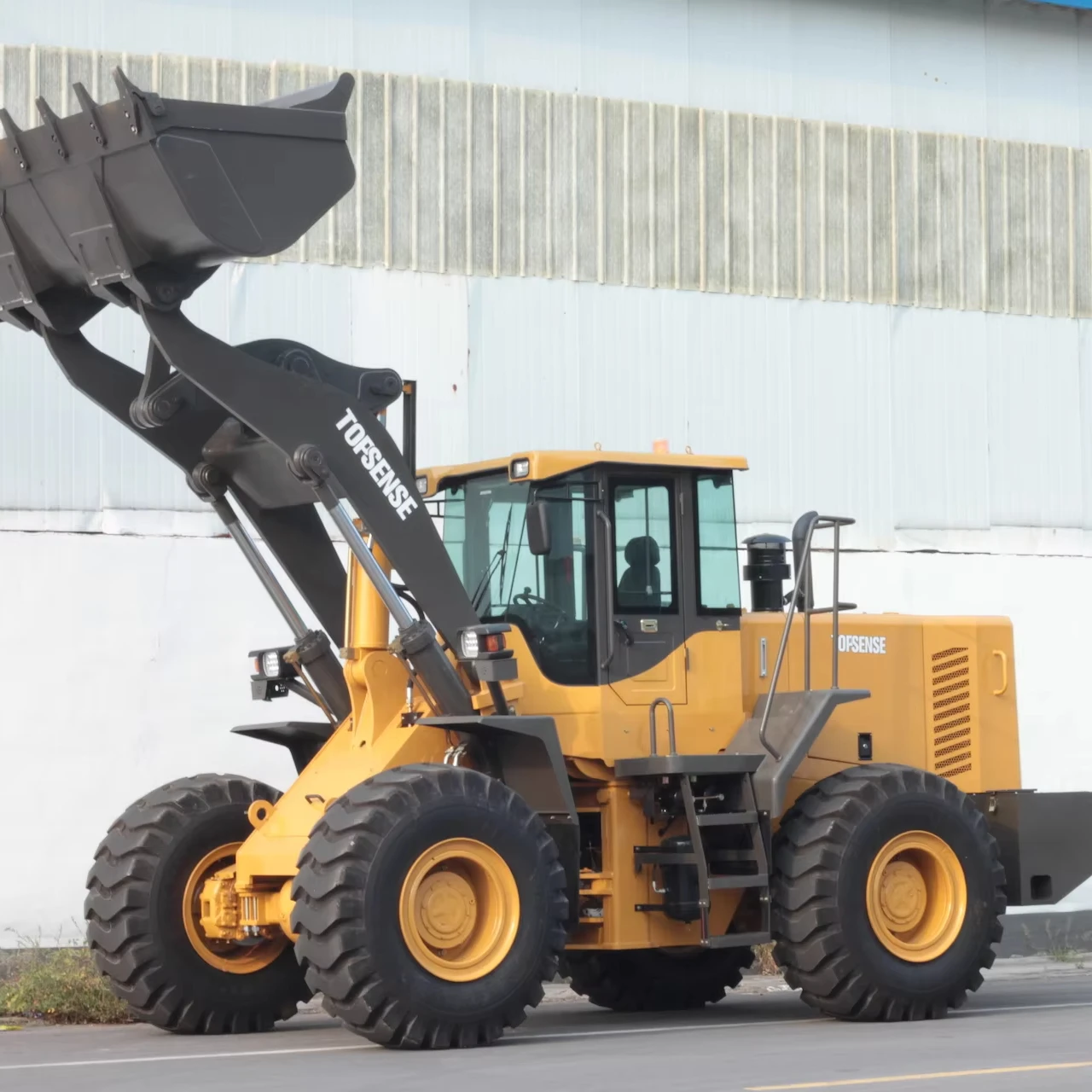 Most Popular Chinese TS656 5ton Strong Durability Wheel Loader for Heavy-Ioad Spading