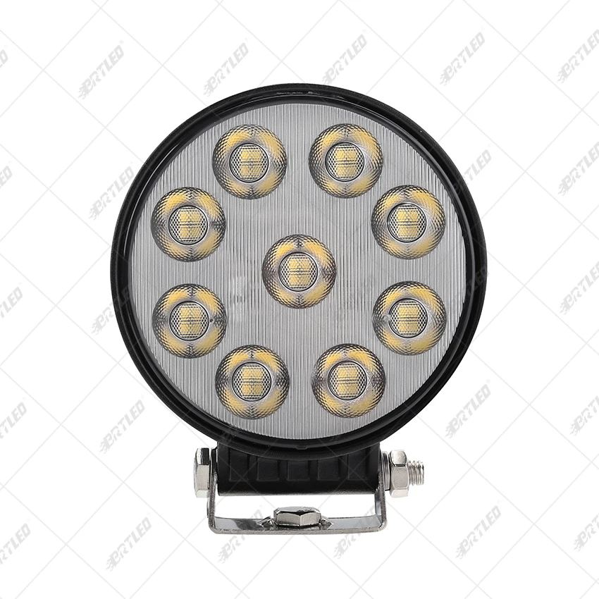 12 В 4,3 дюйма IP68 водонепроницаемый тонкий экономичный светодиодный трактор рабочее освещение круглый прожектор 36 Вт Светодиодный рабочий свет