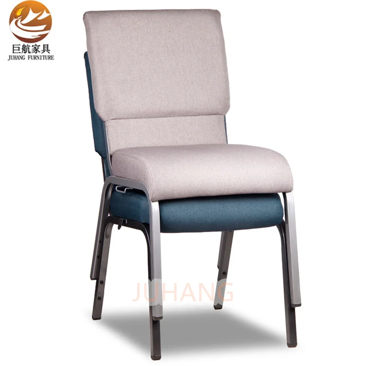 Цельный церковный стул, цельные церковные стулья, Штабелируемый металлический церковный стул для аудитории