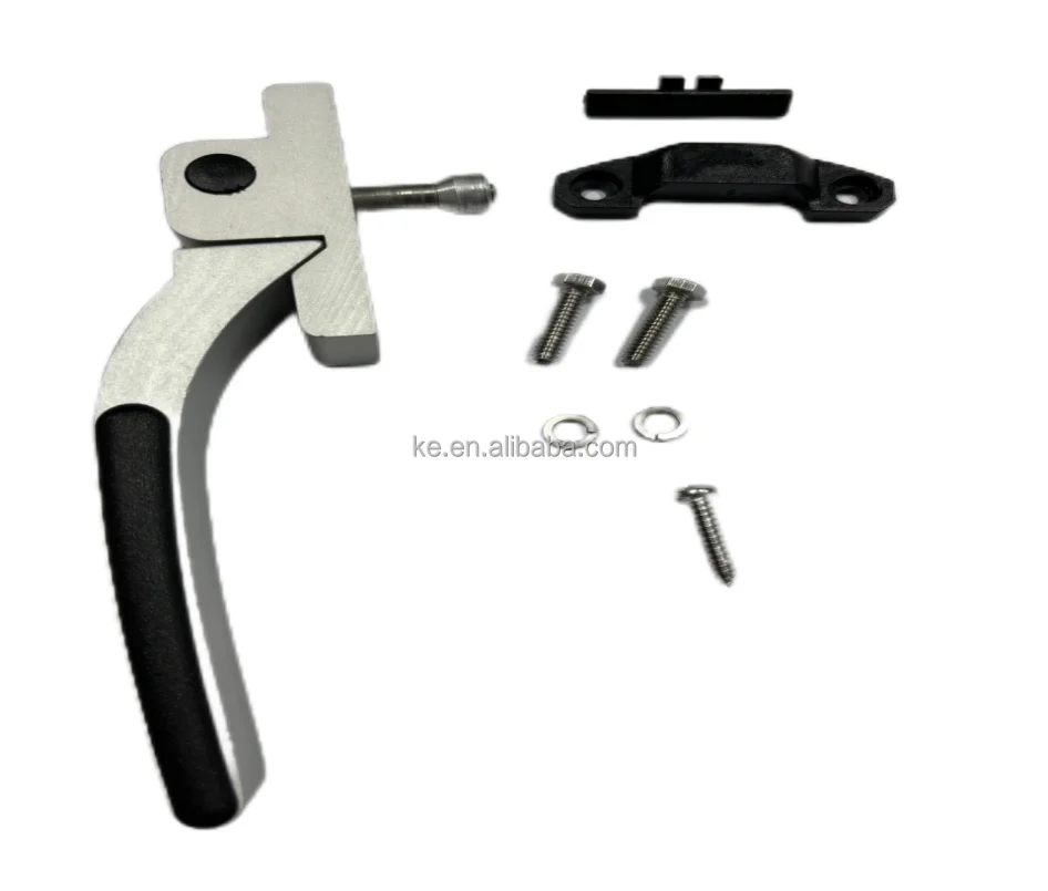 Zinc Alloy Manija de ventana Casement Single Point Aluminium Door Window Lock Handle for pvc Aluminum Widow