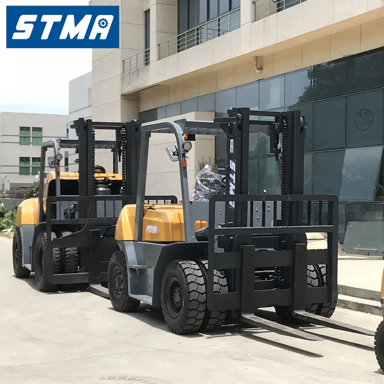 STMA big 5 ton forklift 5 ton diesel 5000kg with Mitsubishi S6S engine for 65.5kw/2250min