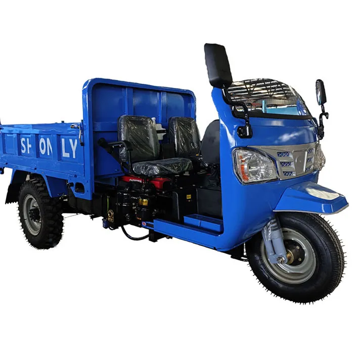 Cheap Price Customizable Agricultural Equipment 3 Wheel Cargo Tricycles 15 HP to 28 HP 2 Seat Diesel Tricycle for Transportation