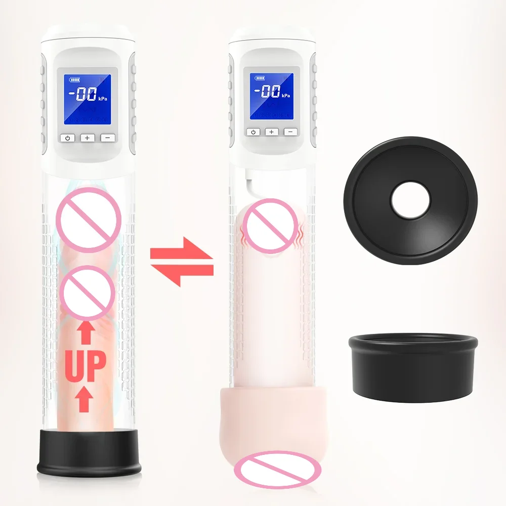 Penis Enlargement Vacuum Pump Vibrator Sex Toys for Men Artificial Vagina Sexy Masturbation Cool Adult Toys Pussy Pump Sex toy