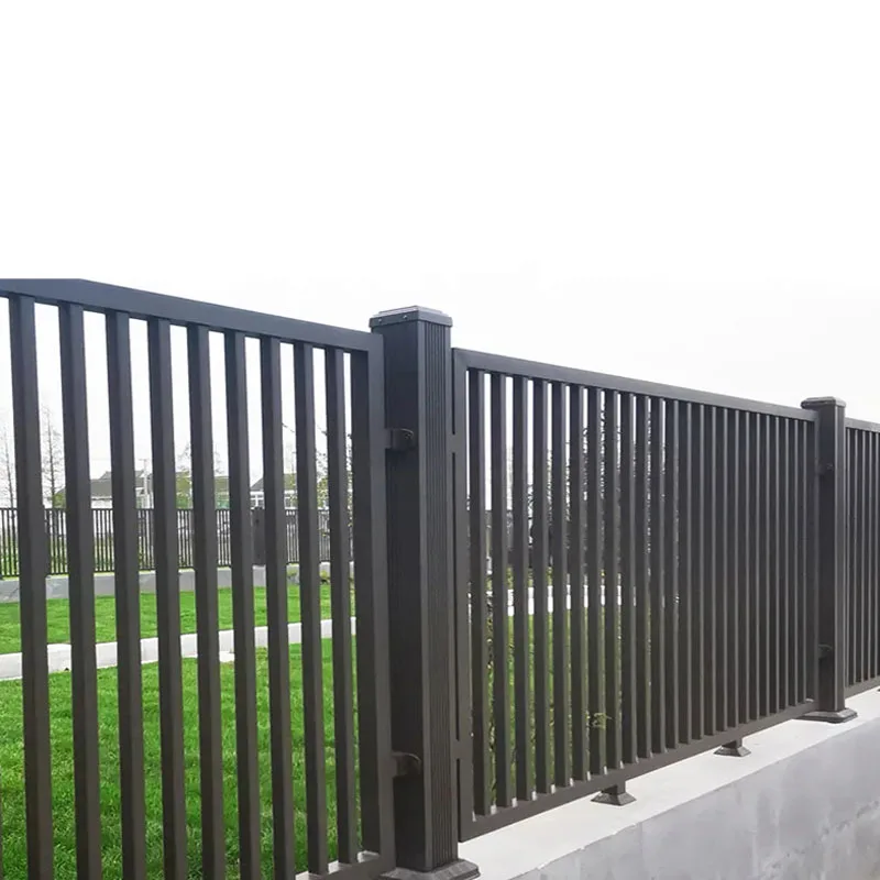 China Manufacturer Galvanized Metal Powder coated Garden Fence Zinc Steel Fence Panels Outdoor garden corten steel