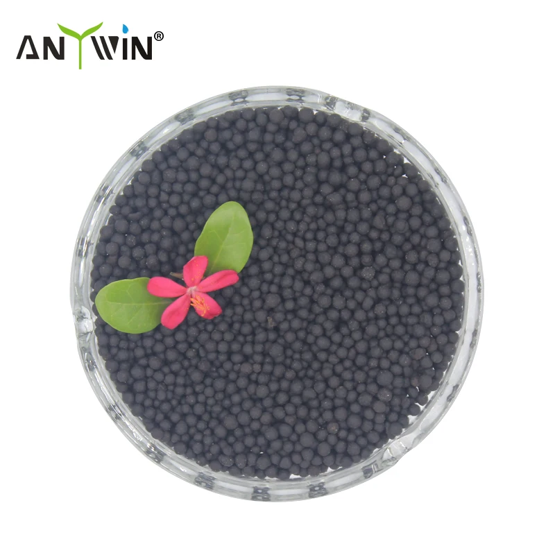 Free Sample Black Granular Water Soluble Bulk wholesale Granular compound NPK fertilizer prices