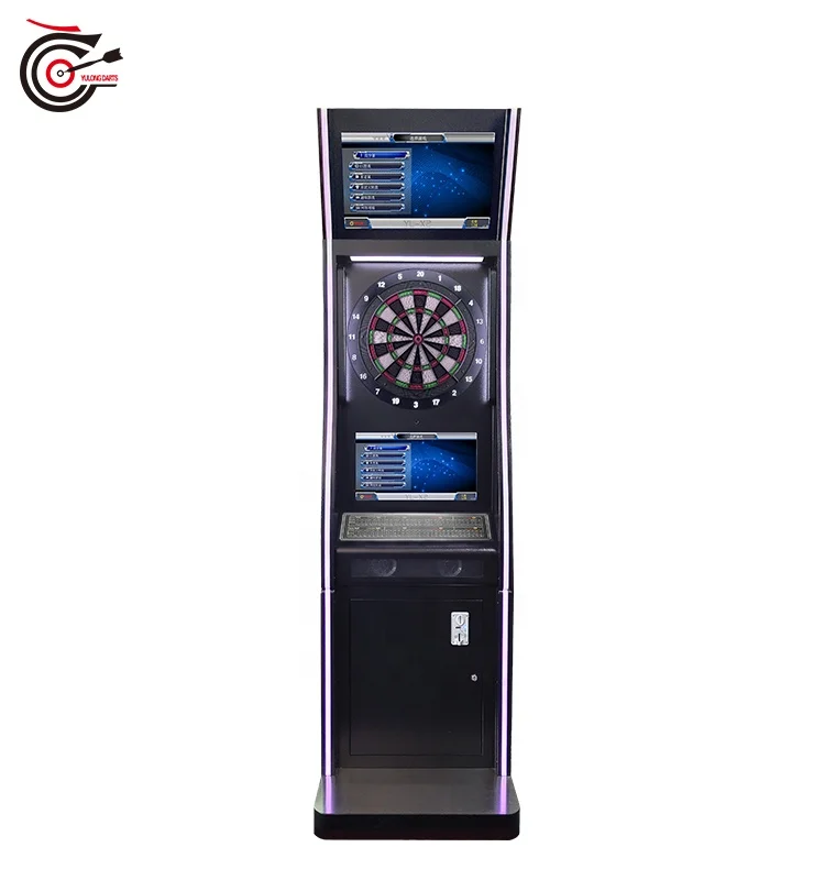 Electronic scoreboard darts game machine  coin operated dart board for arcade