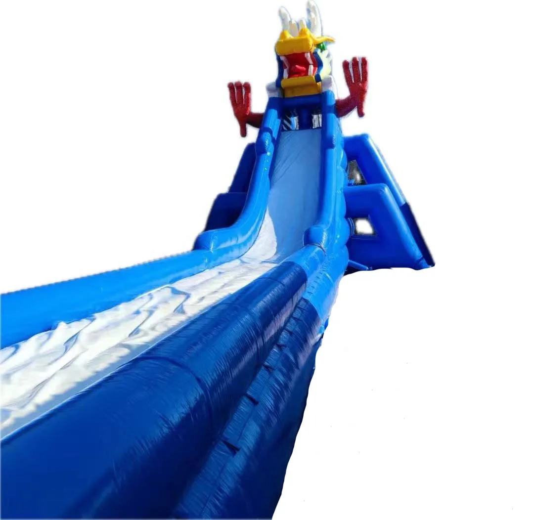 Cool Summer Outdoor Fun Giant Jumping Water Slide Inflatable Trampoline Amusement Park Games for Kids