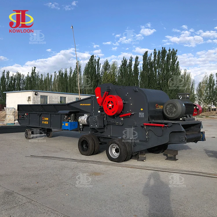 New Type Larger Feeding Port Tree Branch Corn Stalk Chopper Machine