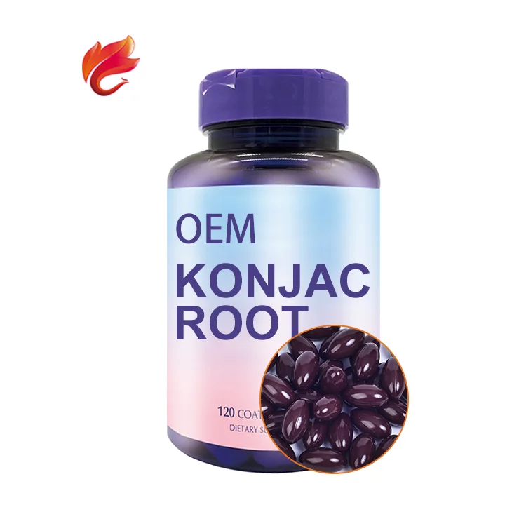 Burn Fat Supplement 1000mg Natural Konjac Flour Powder Pills Pellets