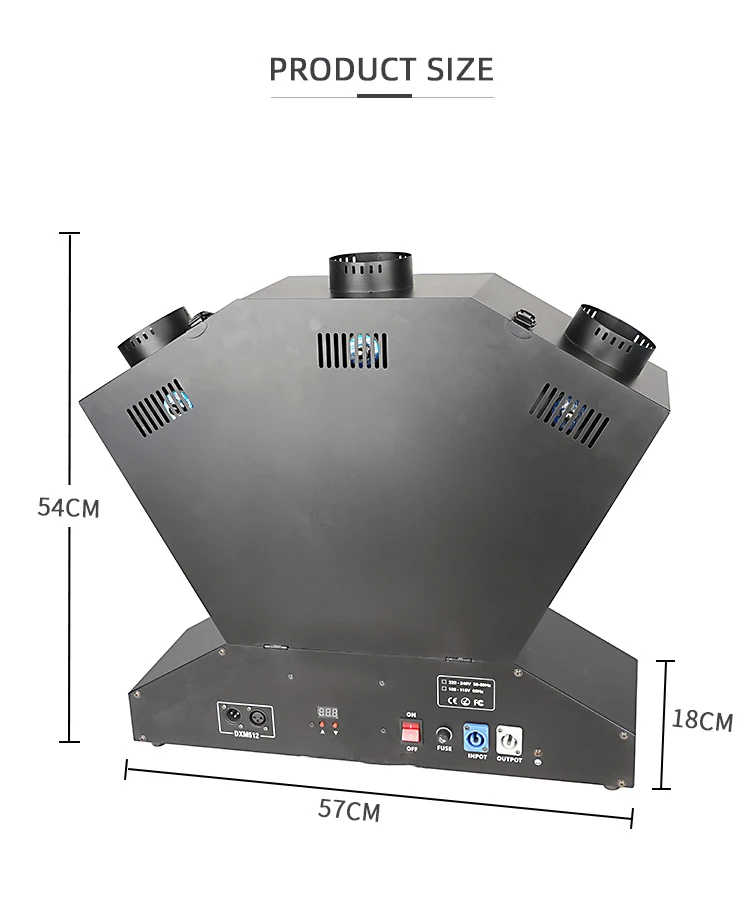 New Arrivals Stage Flame Machine Eye-Catching Special Effect Spray Fire Machine Profession Performance DMX Controller Light YS46