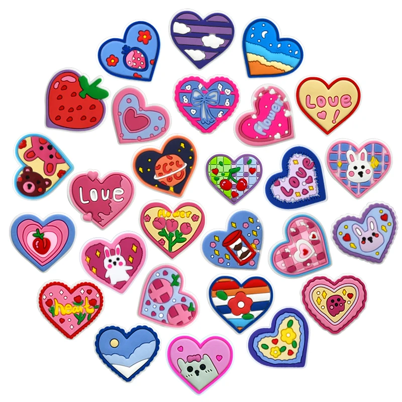 Reusable Heart Straw Accessories Cute Silicone Cover With Dust-Proof Feature Pvc Material For Bars And Drinking