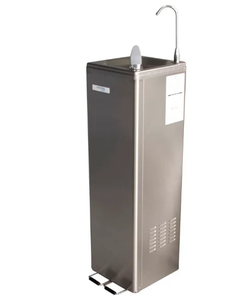 Best sell stainless steel floor standing with foot pedal hand free water cooler  water dispenser water fountain