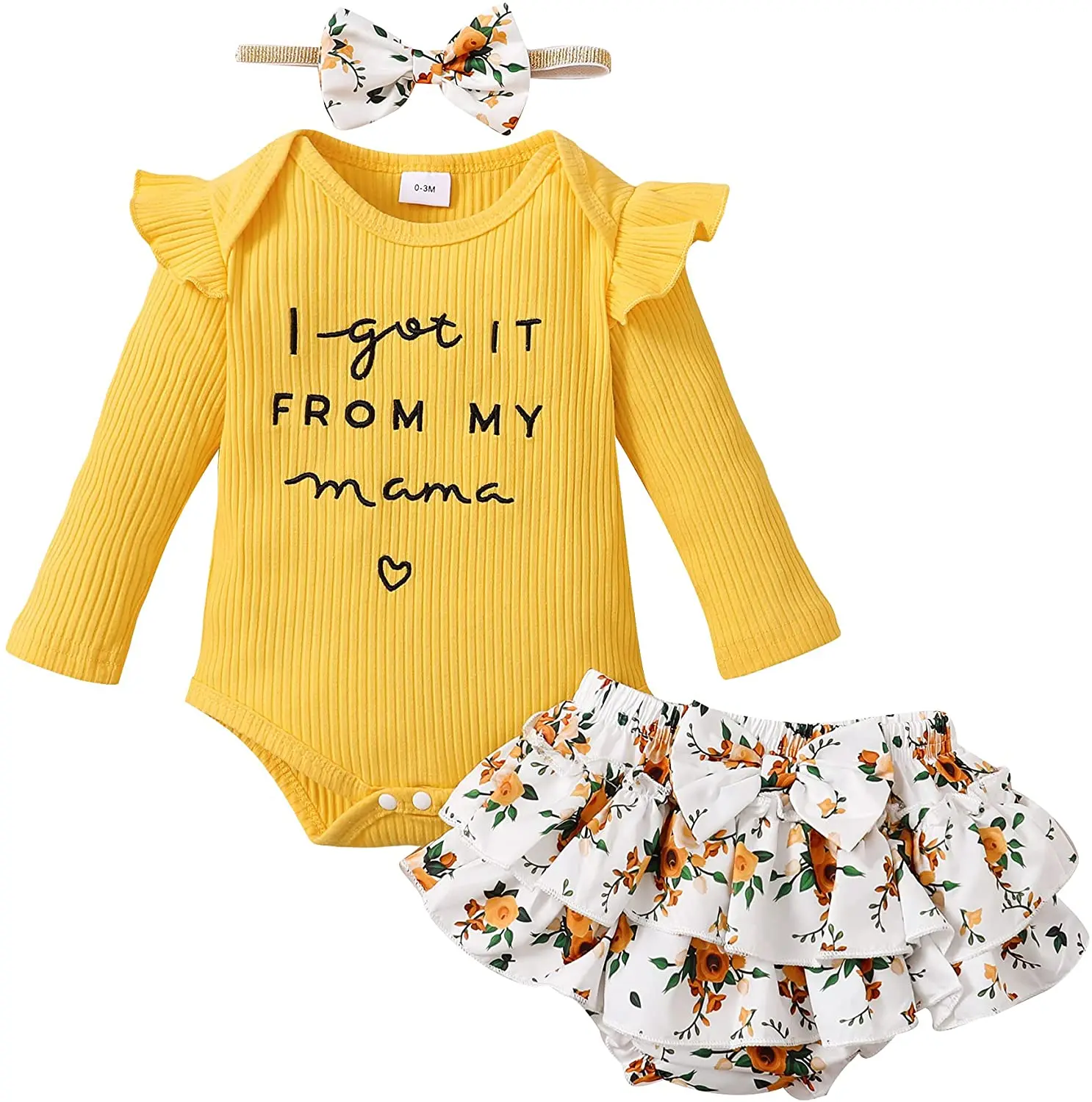 Newborn Infant Baby Girl Clothes Romper Shorts Set Floral Summer Outfits Cute Baby Clothes Girl