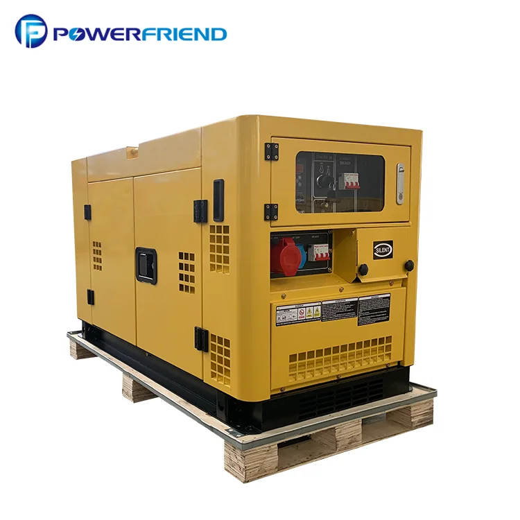 Electric Start Portable Super Silent 12Kw Three Phase Diesel Generator