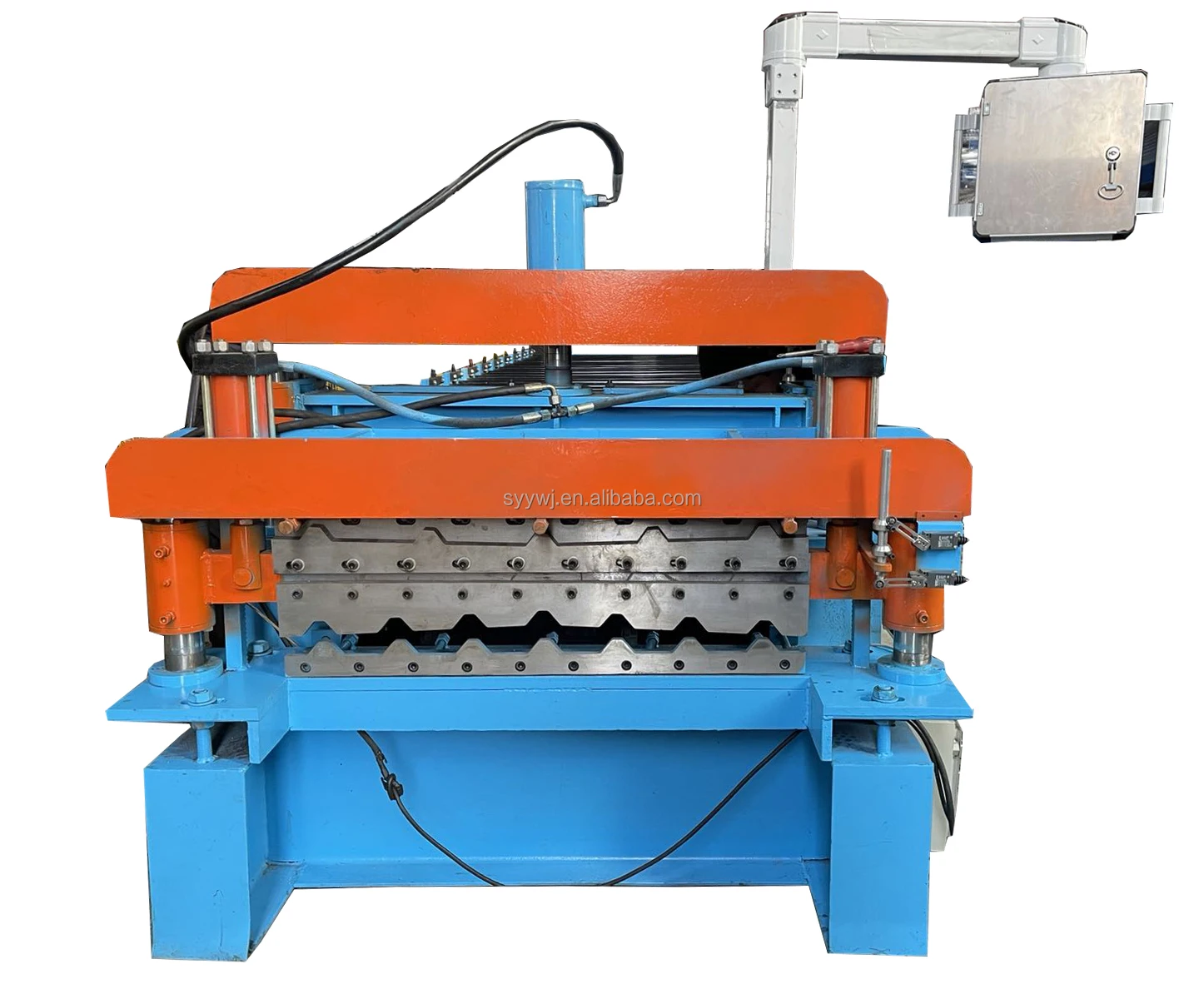 Double-Layer Trapezoidal Veneer Glazed Tile Roof Panel Forming Equipment