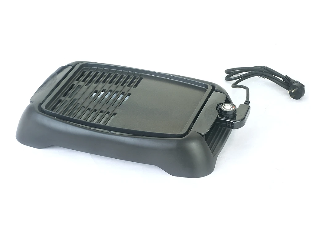 2024 New Portable Indoor Mini BBQ Electric Grill Plate Smokeless Grill Barbecue Plate Household Griddle Flat Top Grill