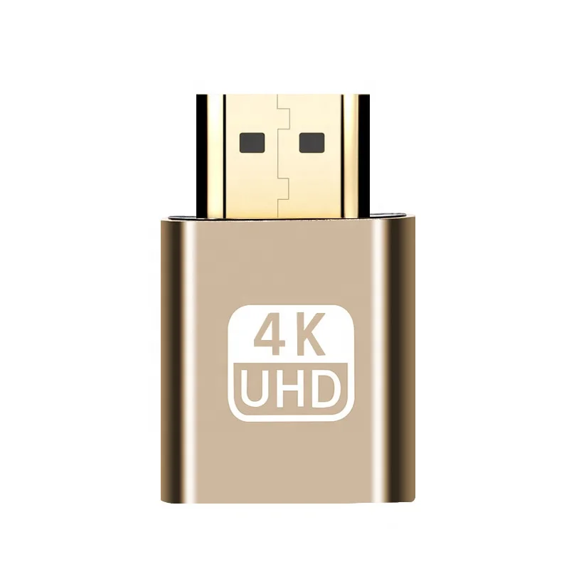  HDMI виртуальный дисплей DDC EDID подключаемый 4K 1080P HDMI-совместимый Виртуальный адаптер