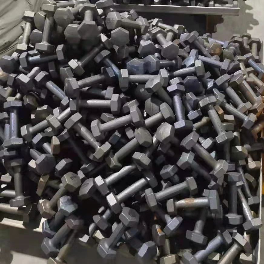 China wholesale casting iron customized hex dumbbells