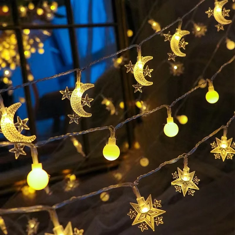 Santa Claus outdoor indoor bar cafe decorate fairy lampara neon sign christmas holiday string bulb Christmas Curtain Lamp
