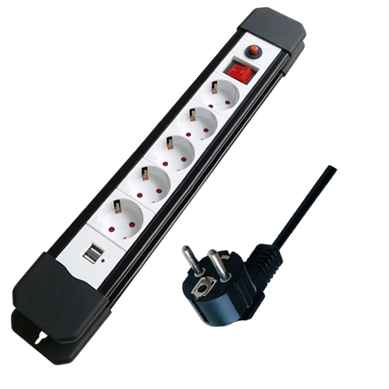 
230V~250V for Russia, Kazakhstan, Ukraine market hot sale European type electrical socket power strip surge protector 