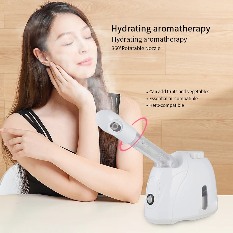 Electrical Household Hot Spray Facial Steamer Aromatherapy 100ml Herbal Deep Moisturizing vapor