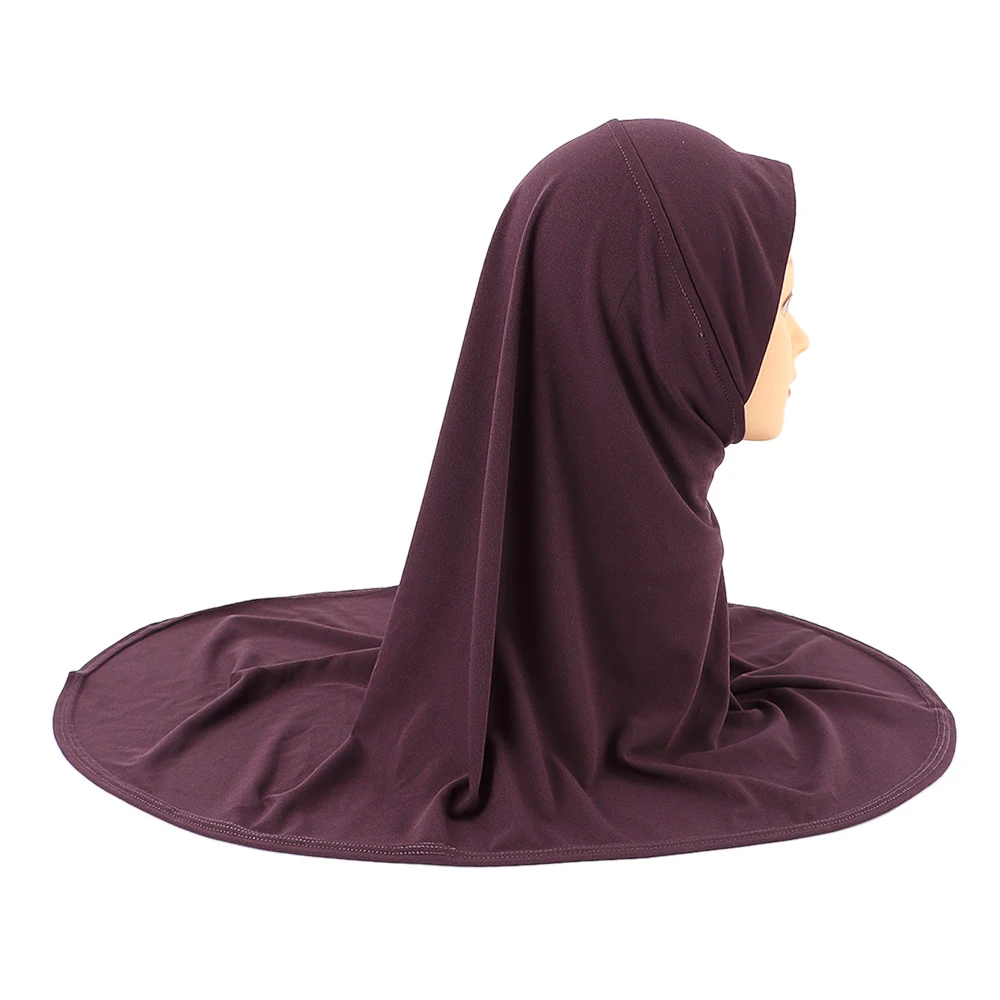 Best Selling Muslim Women Soft Islamic Underscarf Head Bonnet Hijab Inner Hat Kids Hijab
