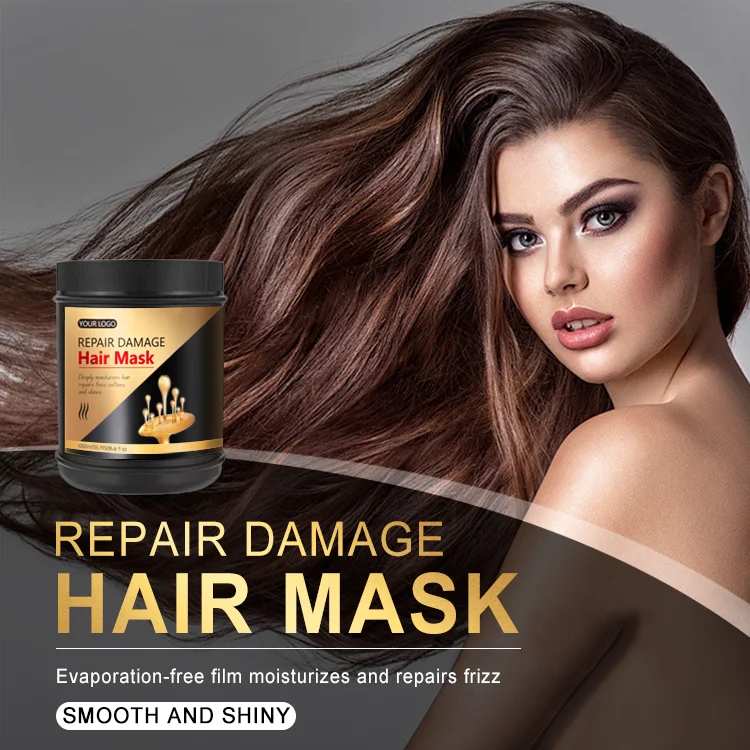 Easy to rinse Non-sticky japanese hair mask Instantly smooths private label hair mask treatments herbal hair mask