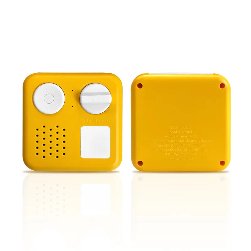 Customized Rechargeable Kids Early Learning Storyteller Mini Audio Player for Preschool Education